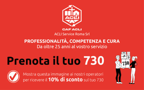 dichiarazione dei redditi 2020 prenota con caf ACLI