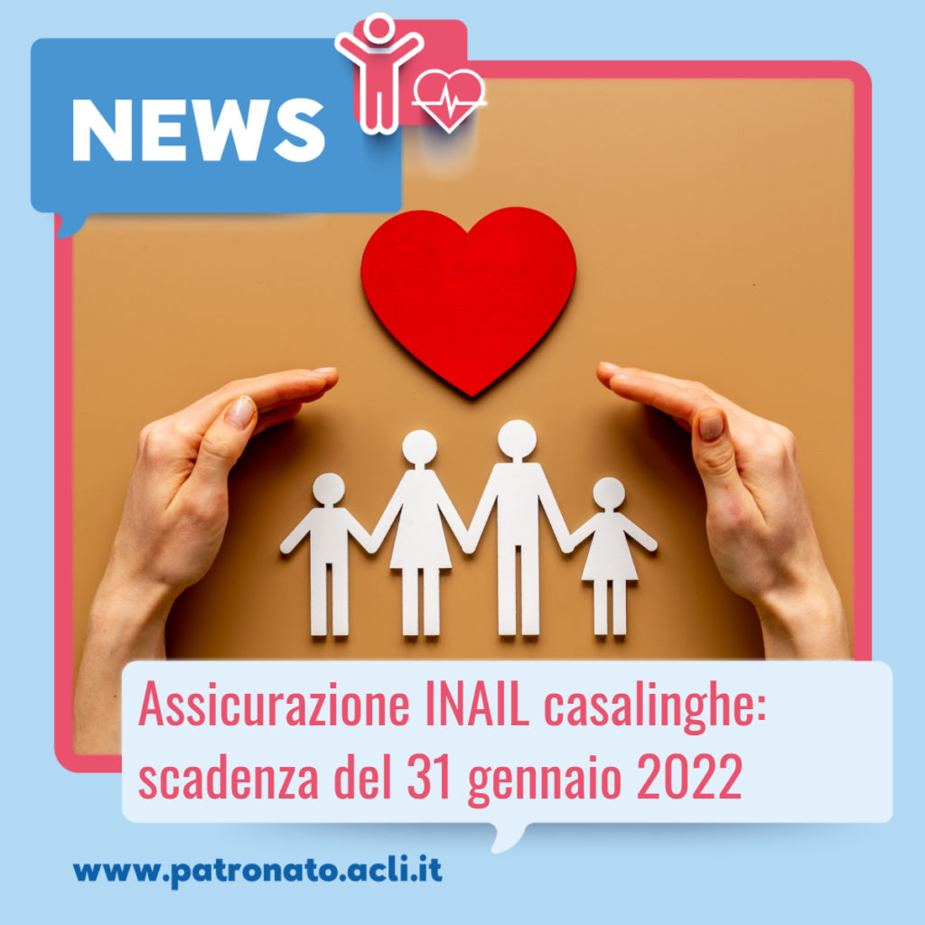Scadenza assicurazione casalinghe Servizi di CAF e Patronato delle